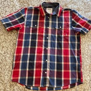 Vans Short Sleeve Button Down Shirt